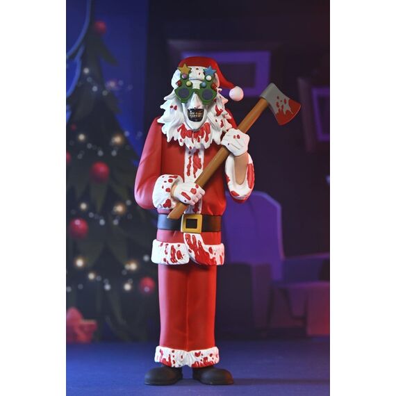 Terrifier 3 Toony Terrors Action Figure Santa Suit Art the Clown (Bloody Version) 15 cm