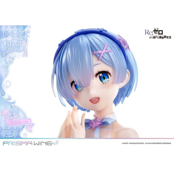 Re:Zero - Starting Life in Another World Prisma Wing PVC Statue 1/7 Rem Glass Edition 23 cm
