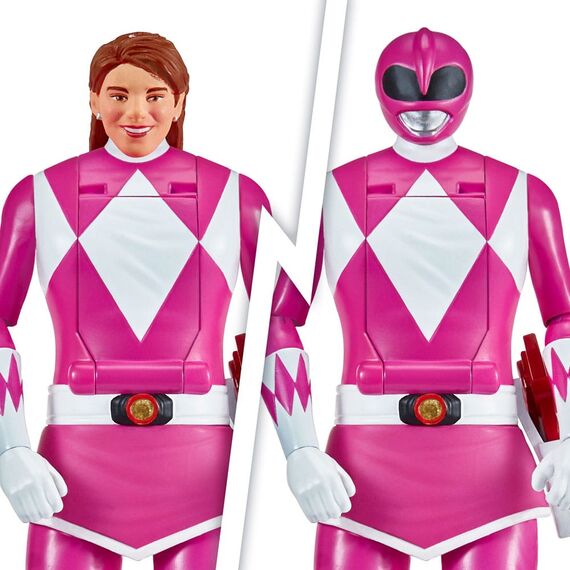 Mighty Morphin Power Rangers Action Figure Auto-Morphin Pink Ranger 12 cm