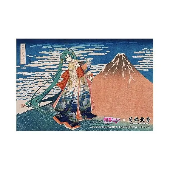 Hatsune Miku x Katsushika Hokusai iXima Postcard A/B/C/D/E/F/G/H Assortment (10)