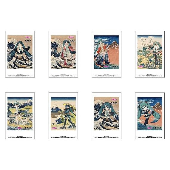 Hatsune Miku×Katsushika Hokusai iXima Instant Photo Card Blind Box Assortment (8)