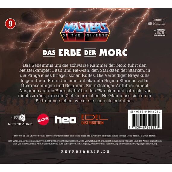 Masters of the Universe Radio Play CD Episode 9: Das Erbe der Morc *German Version*