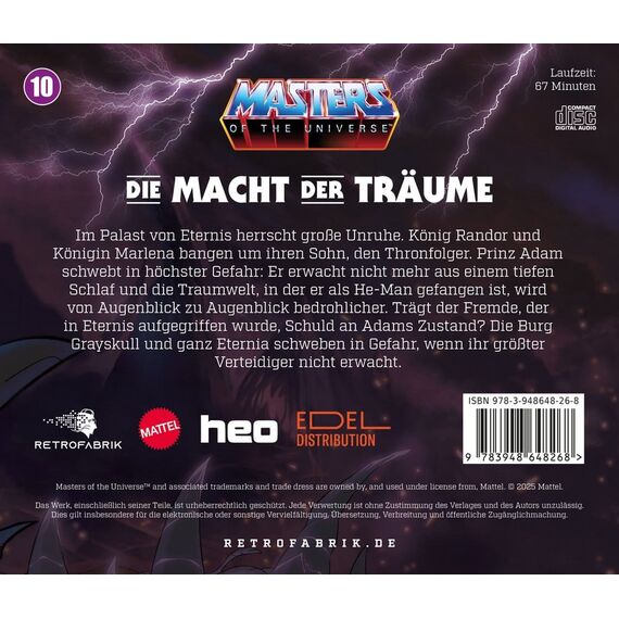 Masters of the Universe Radio Play CD Episode 10: Die Macht der Träume *German Version*