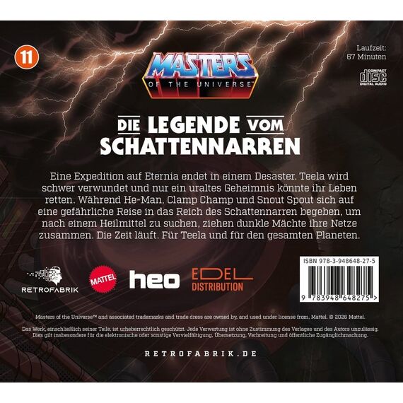 Masters of the Universe Radio Play CD Episode 11: Die Legende vom Schattennarren *German Version*