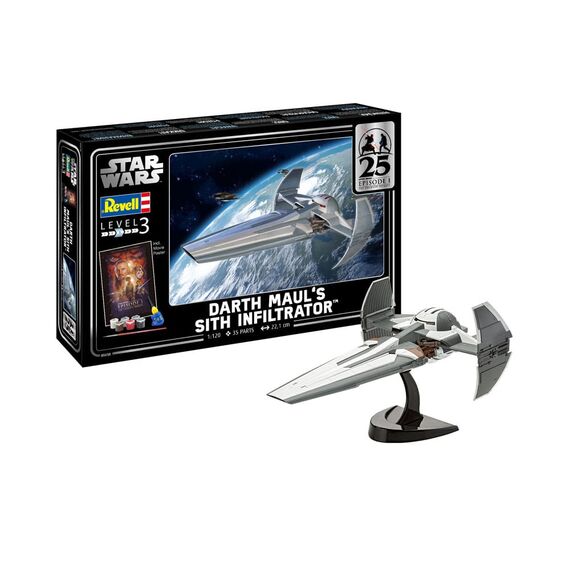 Star Wars Episode I Model Kit Gift Set 1/120 Darth Maul's Sith Infiltrator 22 cm