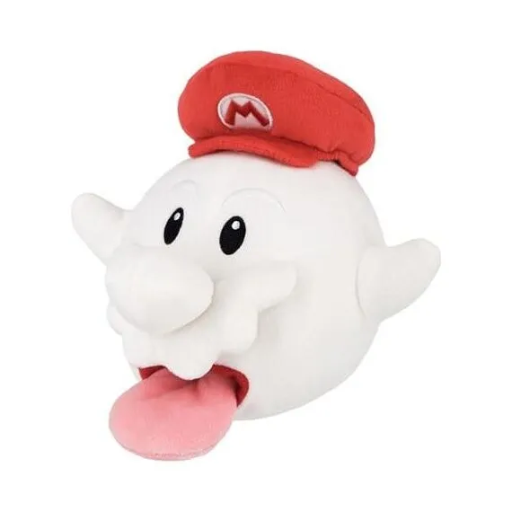 Super Mario Plush Figure Boo Mario 21 cm