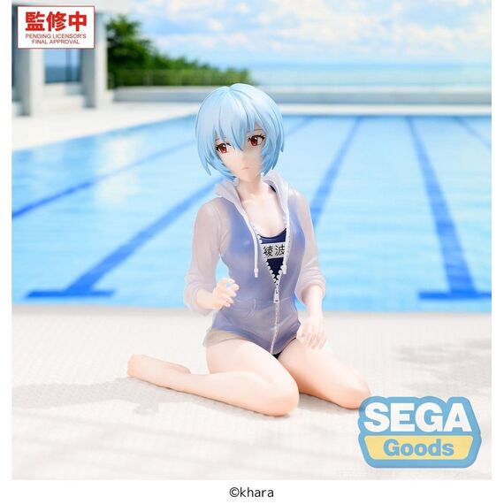 Rebuild of Evangelion Yumemirize PVC Figure Rei Ayanami School Swimsuit Ver. 13 cm