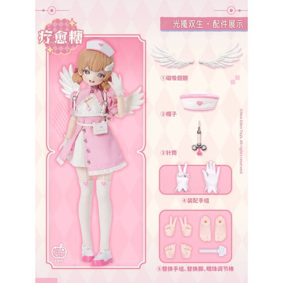 Original Character Collectible Figures Angel & Demon MJD Doll Blind Box 22 cm  Assortment (6)