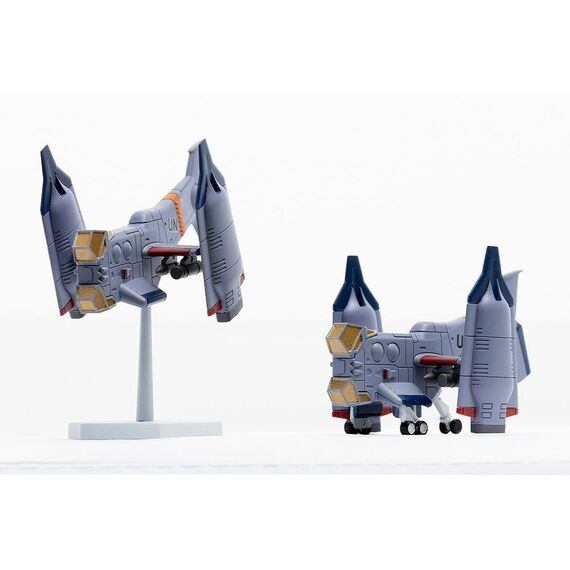 Rebuild of Evangelion SYUTO Tiny Scale Plastic Model Kit UNAF Close Air Support VTOL Aircraft YAGR-3B 5 cm