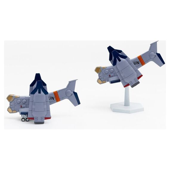 Rebuild of Evangelion SYUTO Tiny Scale Plastic Model Kit UNAF Close Air Support VTOL Aircraft YAGR-3B 5 cm