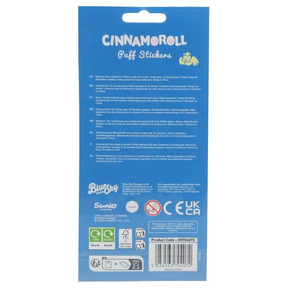 Sanrio Sticker Set Cinnamoroll