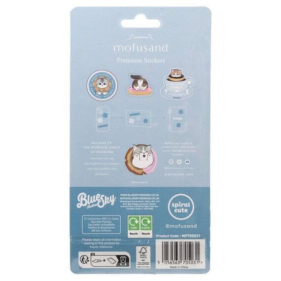 Mofusand Sticker Set Premium