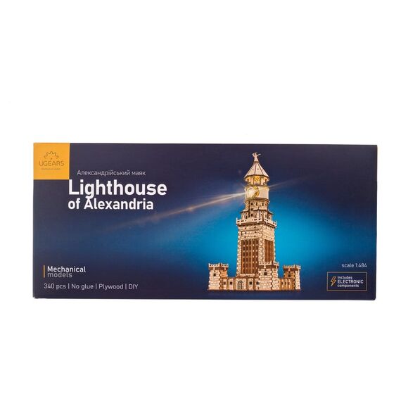 Ugears 3D Wooden Puzzle Lighthouse of Alexandria