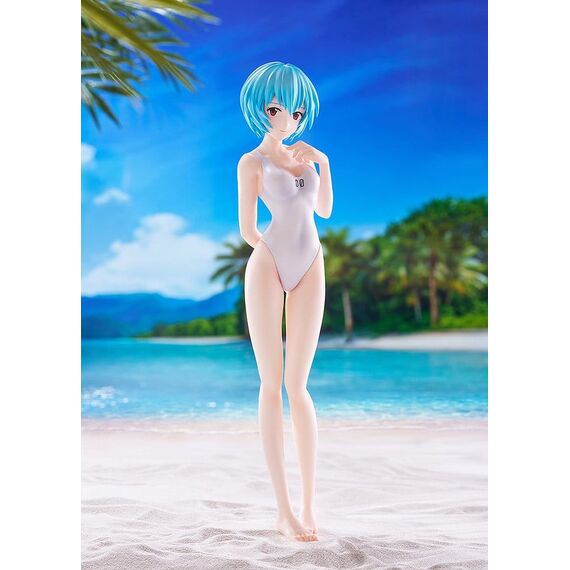 Rebuild of Evangelion Pop Up Parade Beach Queens Rei Ayanami (One-Piece Style) L Size 22 cm