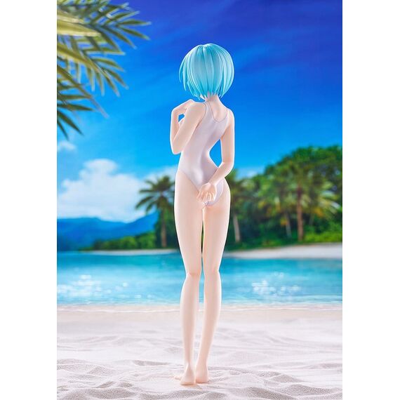 Rebuild of Evangelion Pop Up Parade Beach Queens Rei Ayanami (One-Piece Style) L Size 22 cm