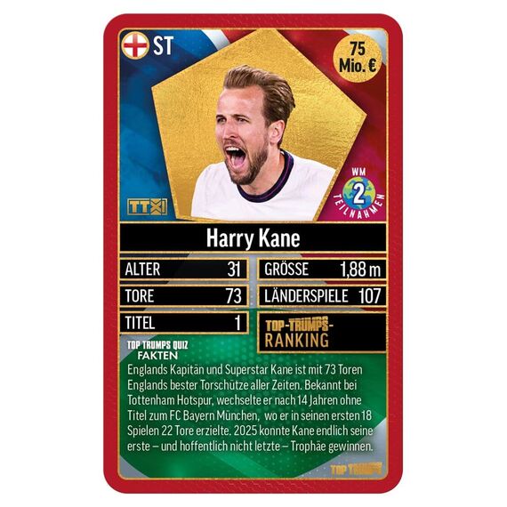 World Football Stars Card Game 200 Starter Pack *German Version*
