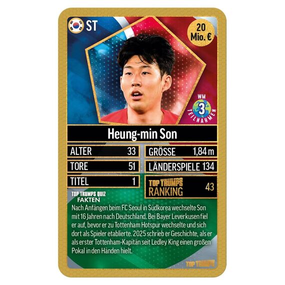 World Football Stars Card Game 200 Pack 6 *German Version*