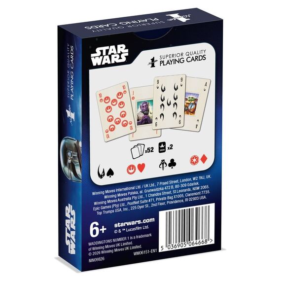 Star Wars Playing Cards The Mandalorian and Grogu *English Version*