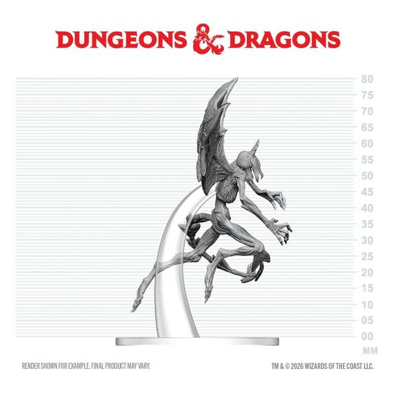 Dungeons & Dragons Nolzur's Marvelous Miniatures Unpainted Miniature Nightgaunt 17 cm