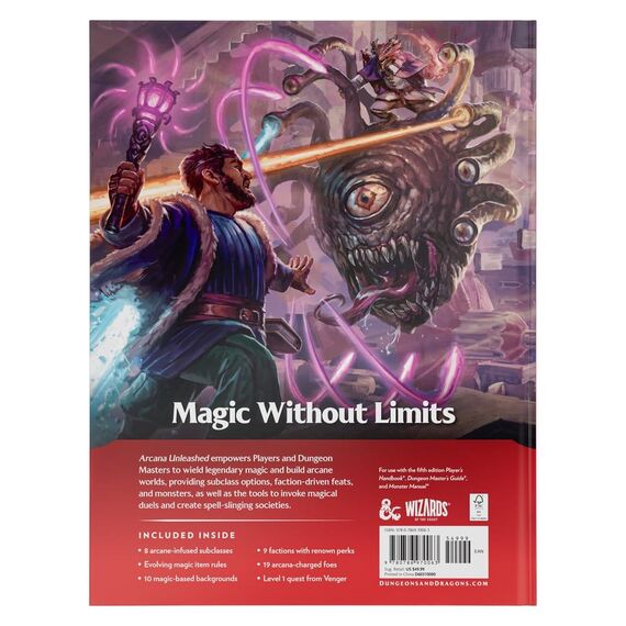 Dungeons & Dragons RPG Arcana Unleashed: Gameplay Expansion Book *English Version*
