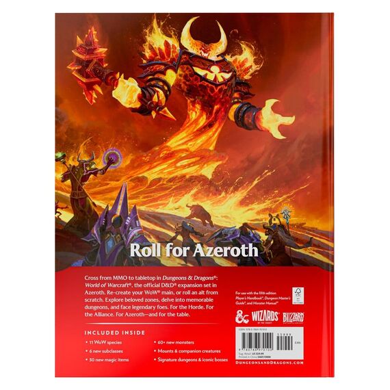 Dungeons & Dragons RPG World of Warcraft Book *English Version*