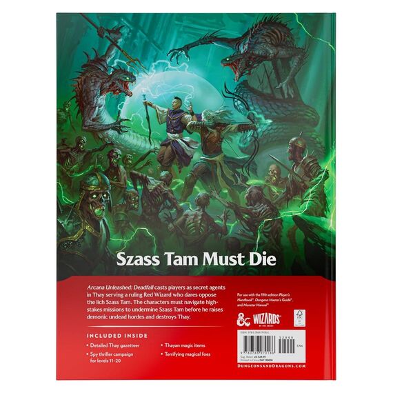 Dungeons & Dragons RPG Arcana Unleashed: Deadfall Book *English Version*
