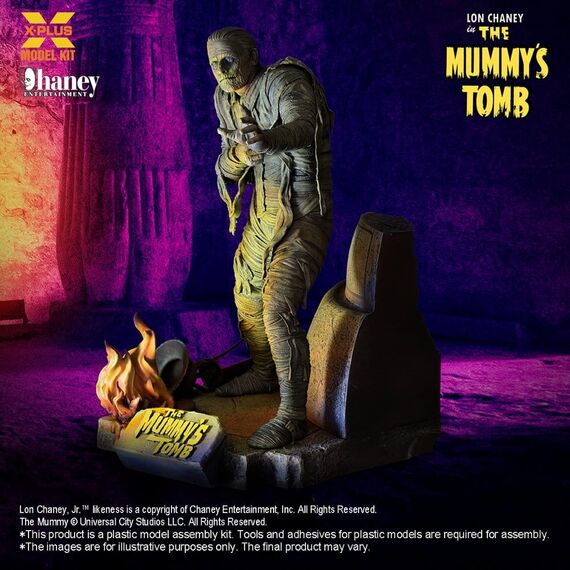 Universal Monsters Plastic Model Kit 1/8 Lon Chaney, Jr. as Mummy (Repro) 23 cm