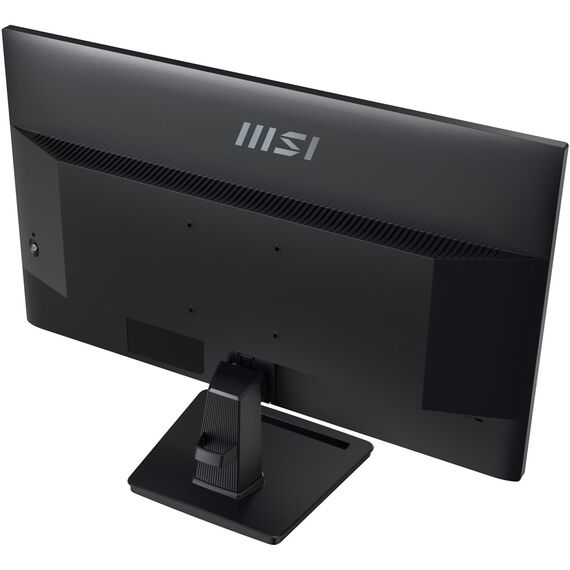 MSI Pro MP245G 24 Inch Monitor, FHD (1920 x 1080), 100Hz, IPS, 1ms, 1x HDMI 1.4b, 1x DP 1.2a output, 1x D-Sub(VGA), Built-in Speakers, Anti-Glare, Anti-Flicker, Less Blue light, TÜV Certified, VESA, Kensington, Black