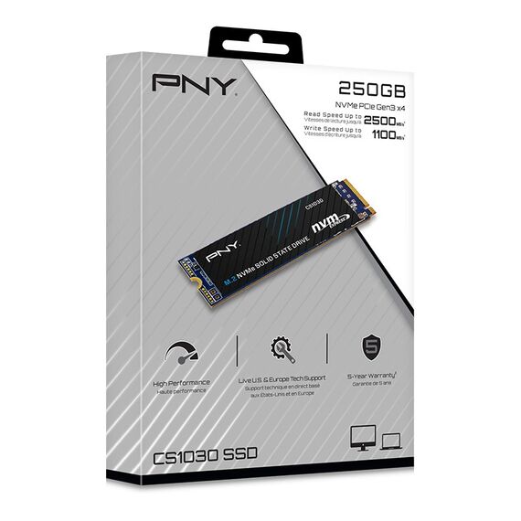 PNY CS1030 M.2 NVMe 256 GB PCI Express 3.0
