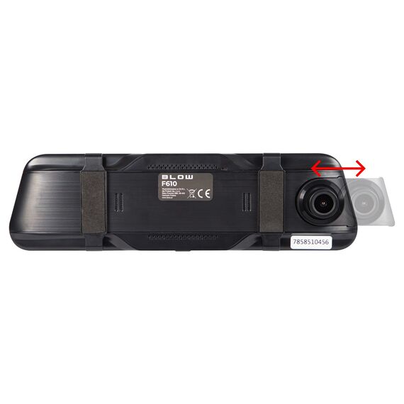 BLACKBOX DVR F610 BLOW video recorder, 10" screen mirror + reversing camera