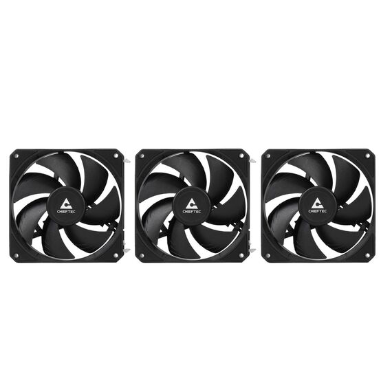 Chieftec CLC-360-VRM-BLK computer cooling system Computer case All-in-one liquid cooler 12 cm Black