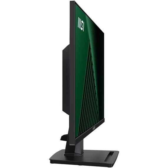 MSI Pro MP245G 24 Inch Monitor, FHD (1920 x 1080), 100Hz, IPS, 1ms, 1x HDMI 1.4b, 1x DP 1.2a output, 1x D-Sub(VGA), Built-in Speakers, Anti-Glare, Anti-Flicker, Less Blue light, TÜV Certified, VESA, Kensington, Black