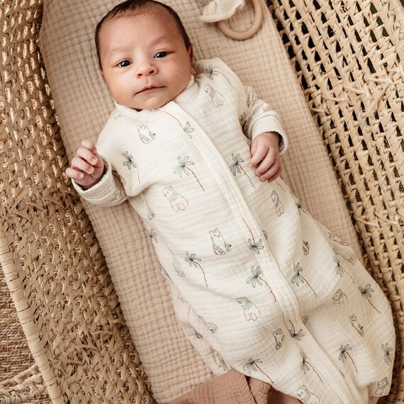 Candide - Sleeping Bag & Swaddle 0-3 Months - Savannah - 55 cm /