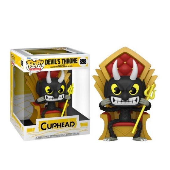 Funko POP Deluxe: Cuphead S3 - Devil in Chair /