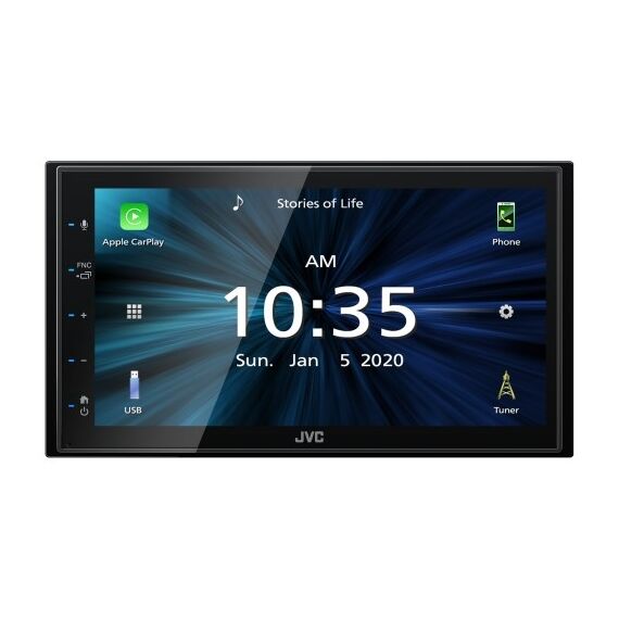 JVC KW-M560BT car media receiver Black 200 W Bluetooth