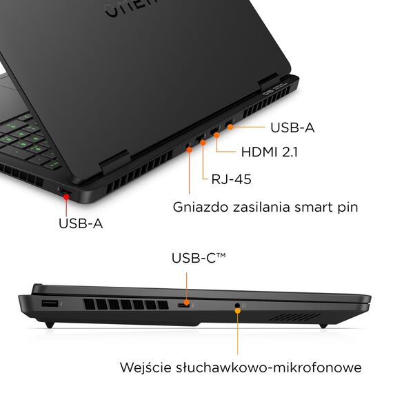 HP Omen 16-am0022nw i7-14650HX 16.0"2K LBL IPS 165Hz 400nits AG 32GB DDR5 5600 SSD1TB GeForce RTX 5060 8GB Cam1080p+IR 70Wh Win11 Shadow Black 2Y