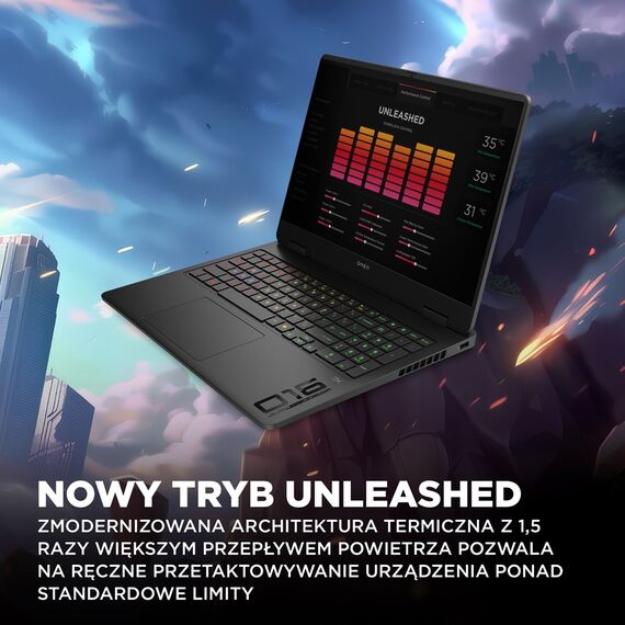 HP Omen 16-am0022nw i7-14650HX 16.0"2K LBL IPS 165Hz 400nits AG 32GB DDR5 5600 SSD1TB GeForce RTX 5060 8GB Cam1080p+IR 70Wh Win11 Shadow Black 2Y