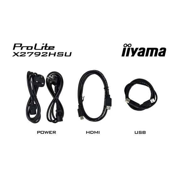 iiyama ProLite X2792HSU-B1 computer monitor 68.6 cm (27") 1920 x 1080 pixels Full HD LED Black