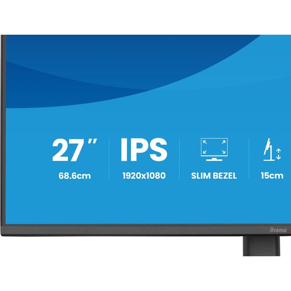iiyama ProLite XB2793HSU-B1 computer monitor 68.6 cm (27") 1920 x 1080 pixels Full HD LED Black