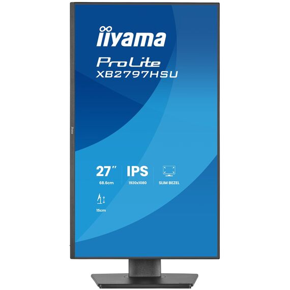 iiyama ProLite XB2797HSU-B1 computer monitor 68.6 cm (27") 1920 x 1080 pixels Full HD LED Black