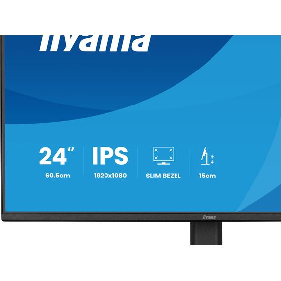 iiyama ProLite XB2491H-B1 computer monitor 60.5 cm (23.8") 1920 x 1080 pixels Full HD LCD Black