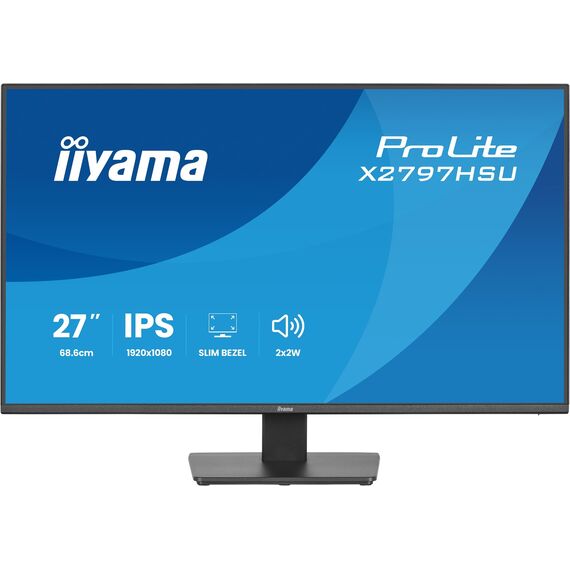 iiyama ProLite X2797HSU-B1 computer monitor 68.6 cm (27") 1920 x 1080 pixels Full HD LED Black