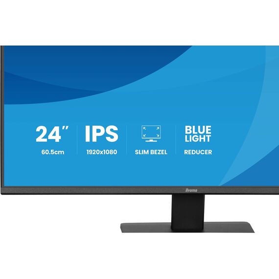 iiyama ProLite X2491H-B1 computer monitor 60.5 cm (23.8") 1920 x 1080 pixels Full HD LCD Black
