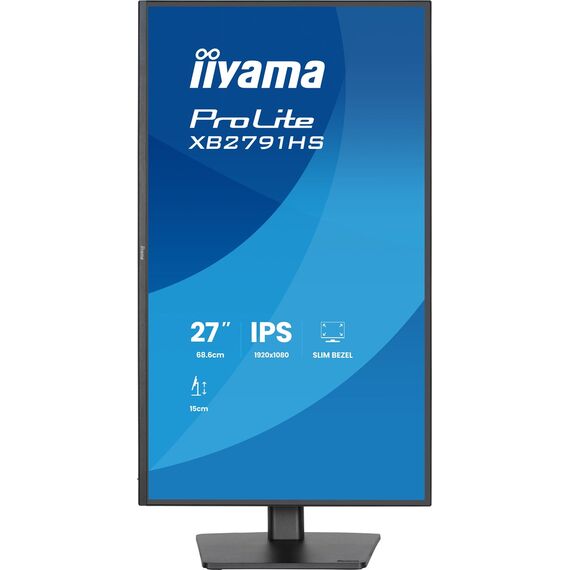 iiyama ProLite XB2791HS-B1 computer monitor 68.6 cm (27") 1920 x 1080 pixels Full HD LED Black