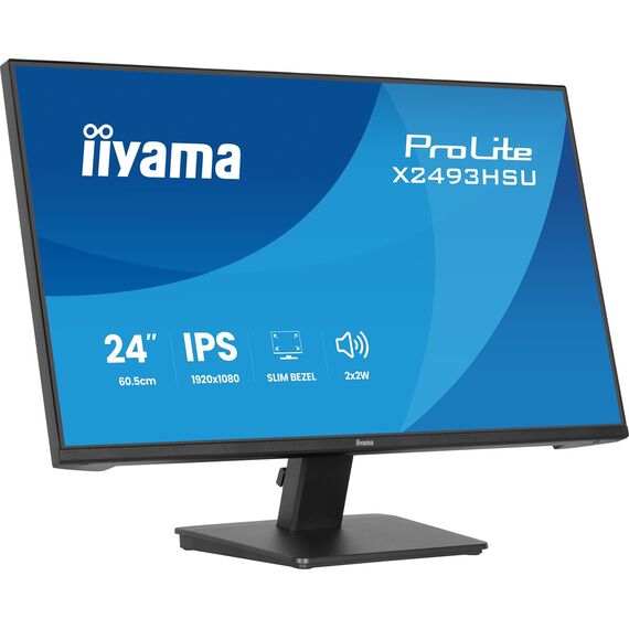 iiyama ProLite X2493HSU-B1 computer monitor 60.5 cm (23.8") 1920 x 1080 pixels Full HD LED Black