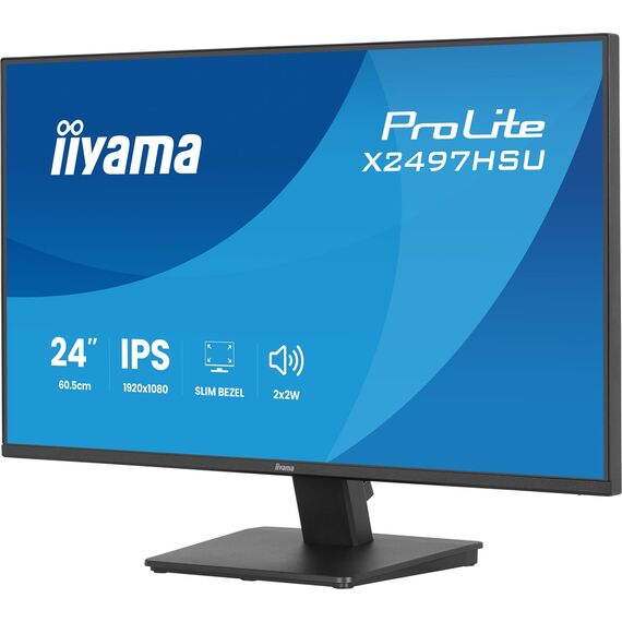 iiyama ProLite X2497HSU-B1 computer monitor 60.5 cm (23.8") 1920 x 1080 pixels Full HD LED Black