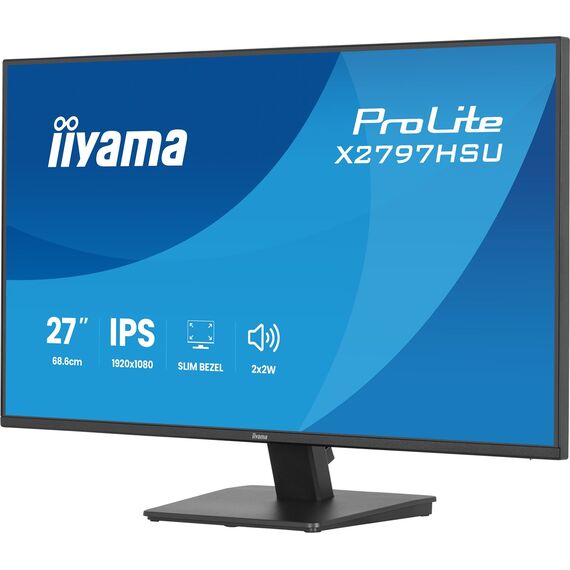 iiyama ProLite X2797HSU-B1 computer monitor 68.6 cm (27") 1920 x 1080 pixels Full HD LED Black