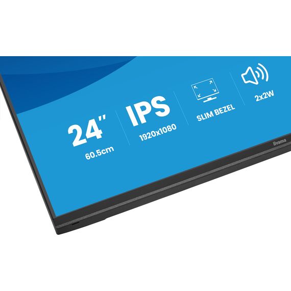 iiyama ProLite X2497HSU-B1 computer monitor 60.5 cm (23.8") 1920 x 1080 pixels Full HD LED Black
