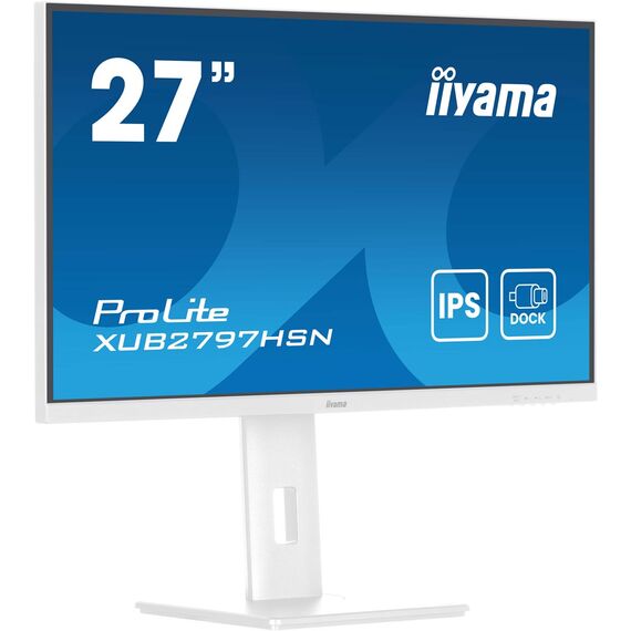 iiyama ProLite XUB2797HSN-W2 computer monitor 68.6 cm (27") 1920 x 1080 pixels Full HD LED White