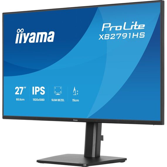iiyama ProLite XB2791HS-B1 computer monitor 68.6 cm (27") 1920 x 1080 pixels Full HD LED Black